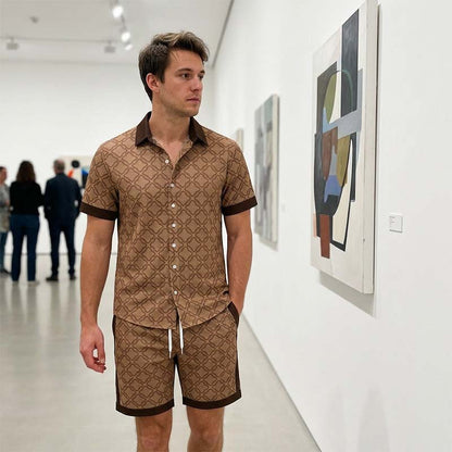 🔥New arrivals now on sale-Men's Printed 2-Piece Summer Set