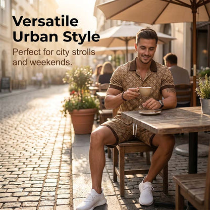 🔥New arrivals now on sale-Men's Printed 2-Piece Summer Set
