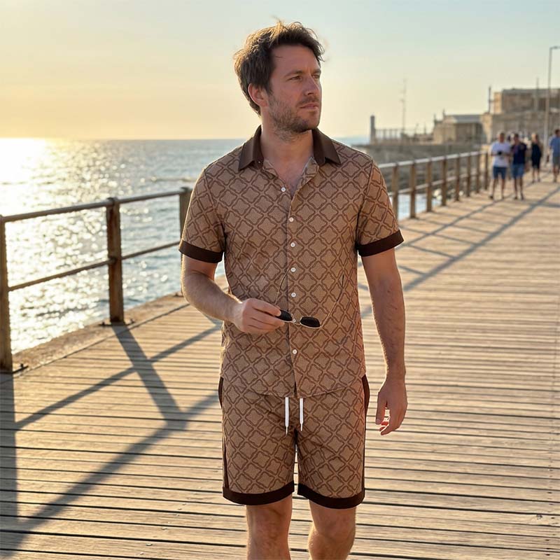 🔥New arrivals now on sale-Men's Printed 2-Piece Summer Set