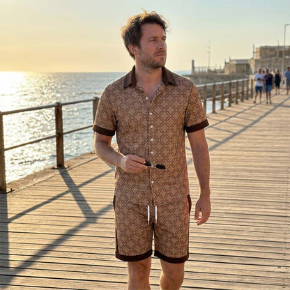 🔥New arrivals now on sale-Men's Printed 2-Piece Summer Set