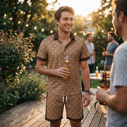 🔥New arrivals now on sale-Men's Printed 2-Piece Summer Set