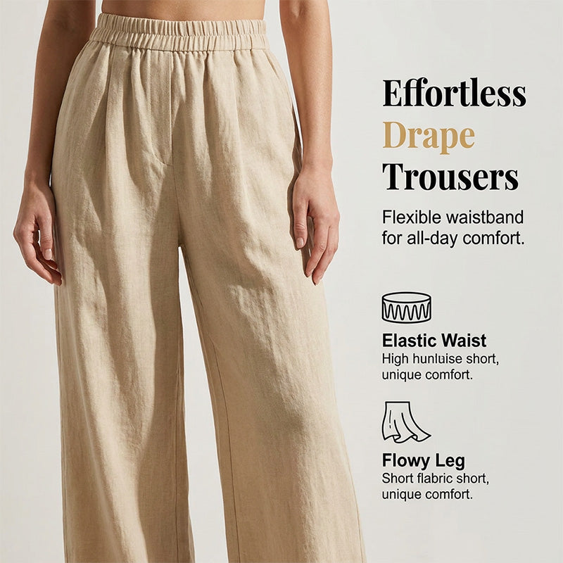🔥Limited-time offer-Women's Summer Slouchy Loose Fit Pants Set with Batwing Sleeves