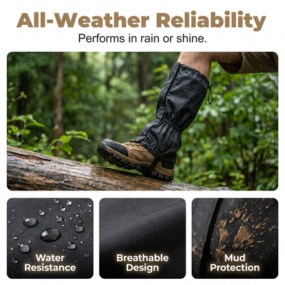 🔥Limited-time offer-Hiking Gaiters Lightweight Sandproof Leg Covers