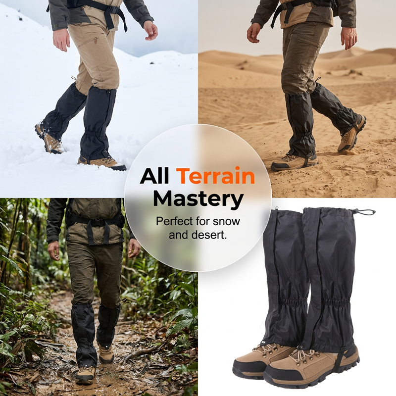 🔥Limited-time offer-Hiking Gaiters Lightweight Sandproof Leg Covers