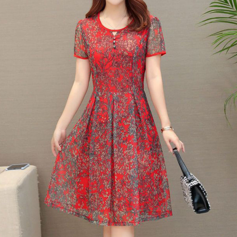🔥Limited-time offer-Comfortable Fit-and-Flare Summer Midi Dress