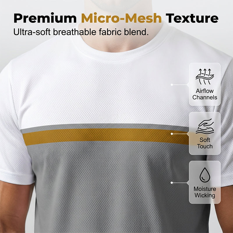 🔥Limited-time offer-Men's Summer Color-Block Sportswear Set