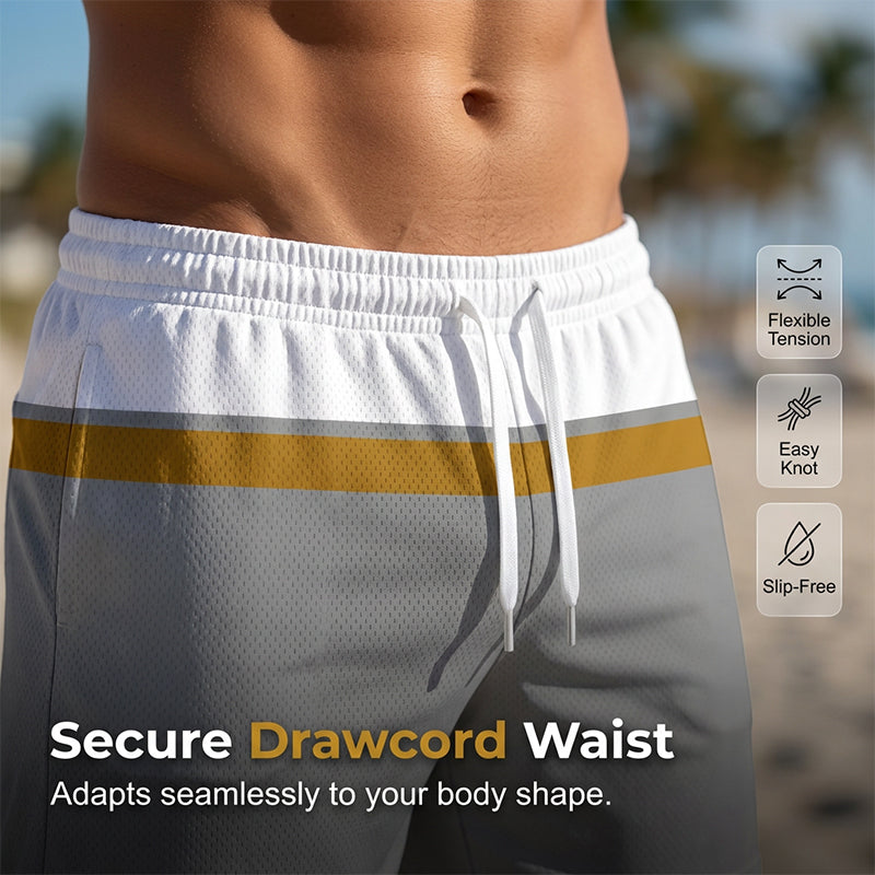 🔥Limited-time offer-Men's Summer Color-Block Sportswear Set
