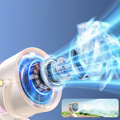 🥳2026 HOT SALE🥳LAST DAY 50% OFF!🔥All-Day Cordless Clip-On Fan with 5 Speeds & Night Light