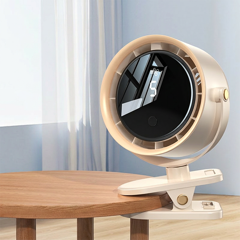 🥳2026 HOT SALE🥳LAST DAY 50% OFF!🔥All-Day Cordless Clip-On Fan with 5 Speeds & Night Light