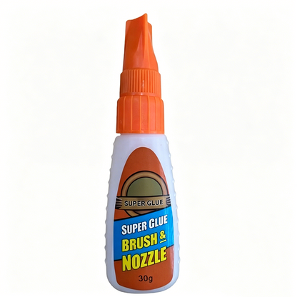 🔥Limited-time offer-Multi-Purpose Super Glue with Brush & Nozzle Applicator