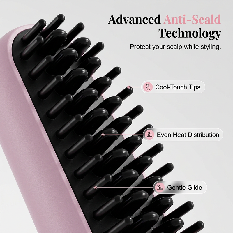🔥🔥Electric current scalp care and hair strengthening comb