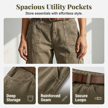 🔥New styles now on sale-Relaxed Casual Cargo Capris