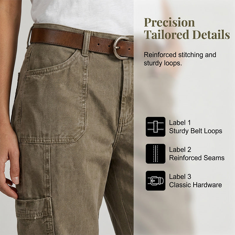🔥New styles now on sale-Relaxed Casual Cargo Capris