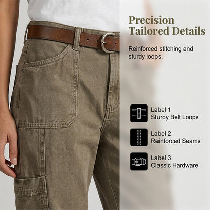 🔥New styles now on sale-Relaxed Casual Cargo Capris