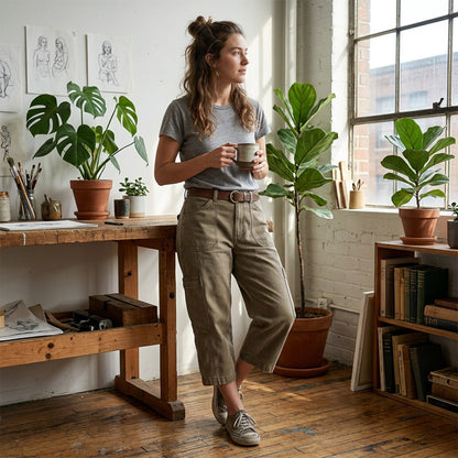 🔥New styles now on sale-Relaxed Casual Cargo Capris