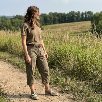 🔥New styles now on sale-Relaxed Casual Cargo Capris