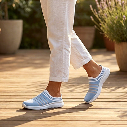 ⌛Limited-Time Offer-Women’s Breathable Mesh Slip On Mule Sneakers