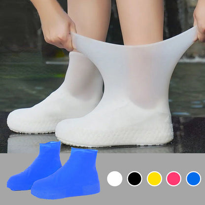 🌧️ Rainy-Day Essential | Reusable Waterproof Non-Slip Shoe Covers