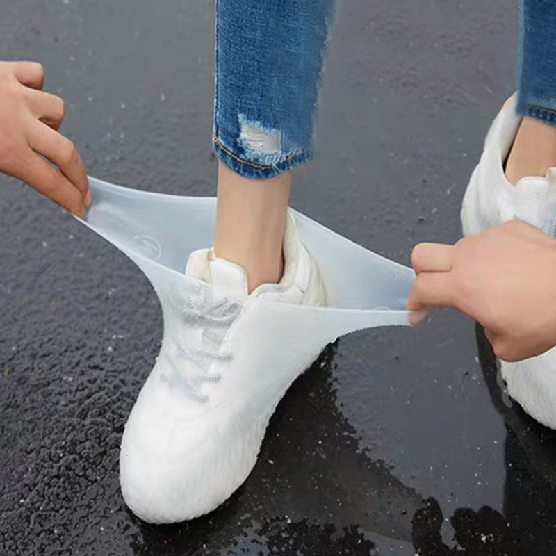 🌧️ Rainy-Day Essential | Reusable Waterproof Non-Slip Shoe Covers