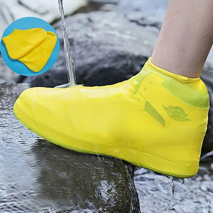 🌧️ Rainy-Day Essential | Reusable Waterproof Non-Slip Shoe Covers