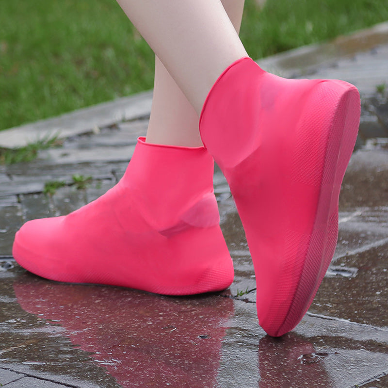 🌧️ Rainy-Day Essential | Reusable Waterproof Non-Slip Shoe Covers