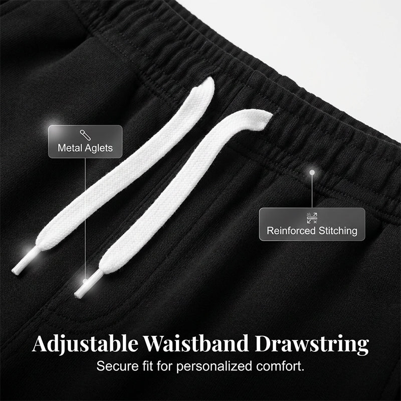 ✨New Arrivals & Special Offers-Men's Letter Tee & Drawstring Shorts Set