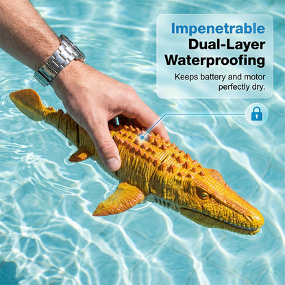 🔥Limited-time offer-2.4G RC Mosasaurus Swimming Toy with Spray