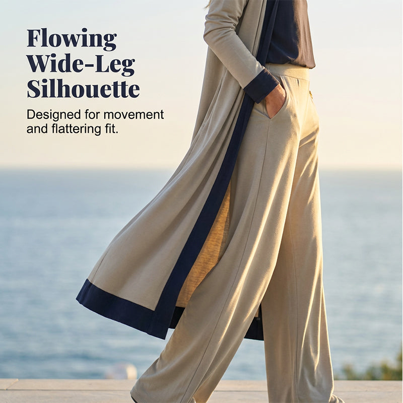 ⌛Limited-time offer-Women’s 3 Piece Outfit Contrast Color Cardigan Vest Pants Set