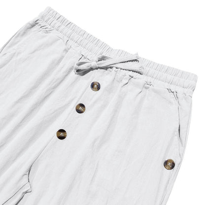 Men's Casual Linen Drawstring Pants