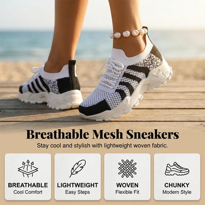 Women's Breathable Casual Knit Sneakers