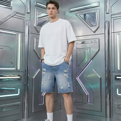 🔥New Arrivals & Best Sellers-Men’s Ripped Distressed Denim Shorts