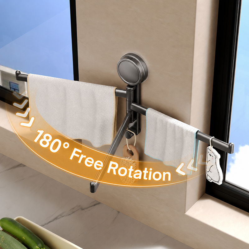 🔥Limited-time offer-Heavy Duty Suction Towel Rack