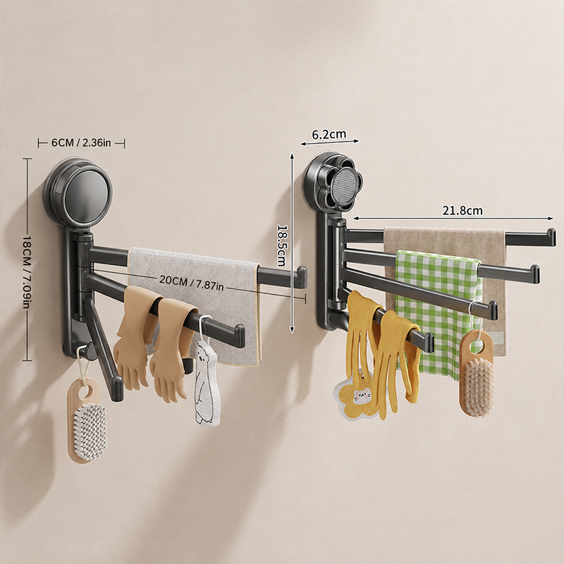 🔥Limited-time offer-Heavy Duty Suction Towel Rack