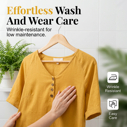 ⌛Limited-time offer-Women's Relaxed Fit Summer V-Neck Dress