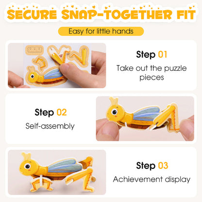 3D Educational Puzzle for Kids
