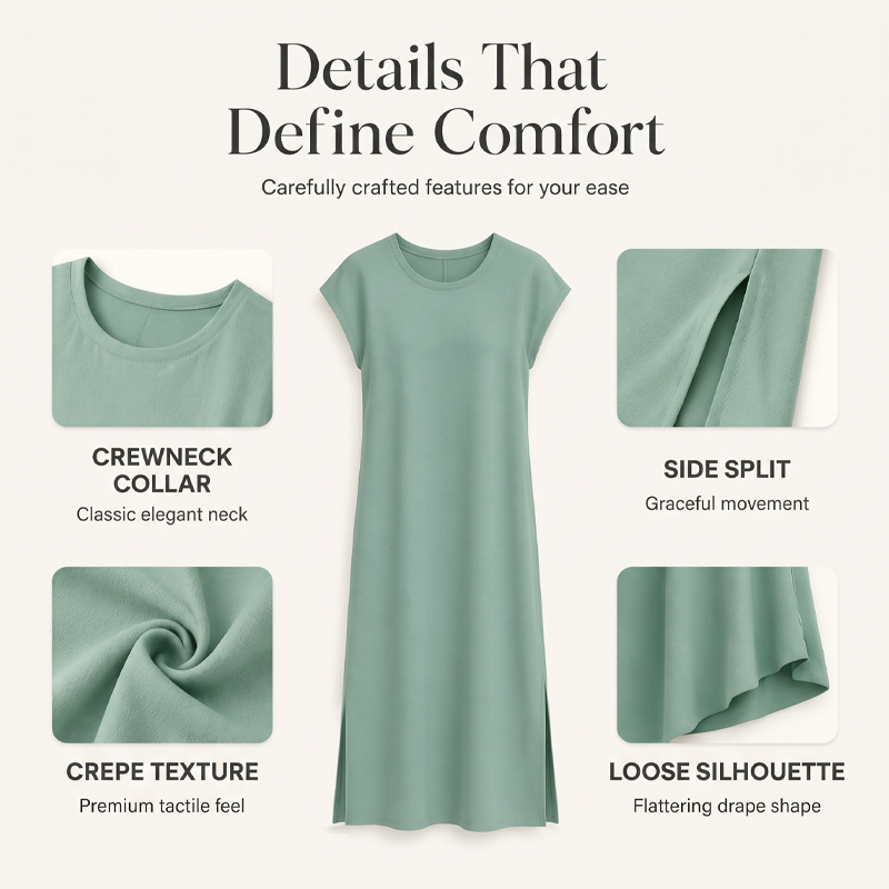 Women's Summer Sleeveless Side Slit Dress