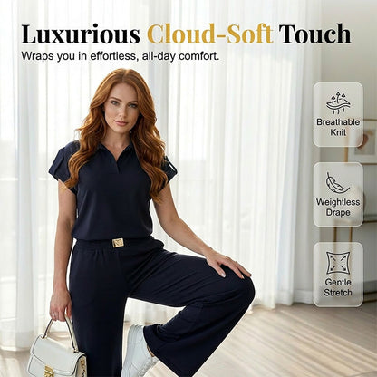 💙✨Women's Casual Top & Pants 2-Piece Set
