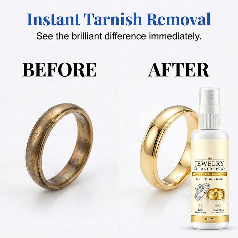 ✨150,000 people have tried it and love it-Anti-Oxidation Jewelry Cleaner Spray