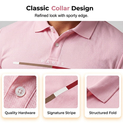 👕 2-piece polo shirt & shorts set for men – breathable, comfortable, versatile – perfect for sports, everyday wear, and relaxing outings ☀️