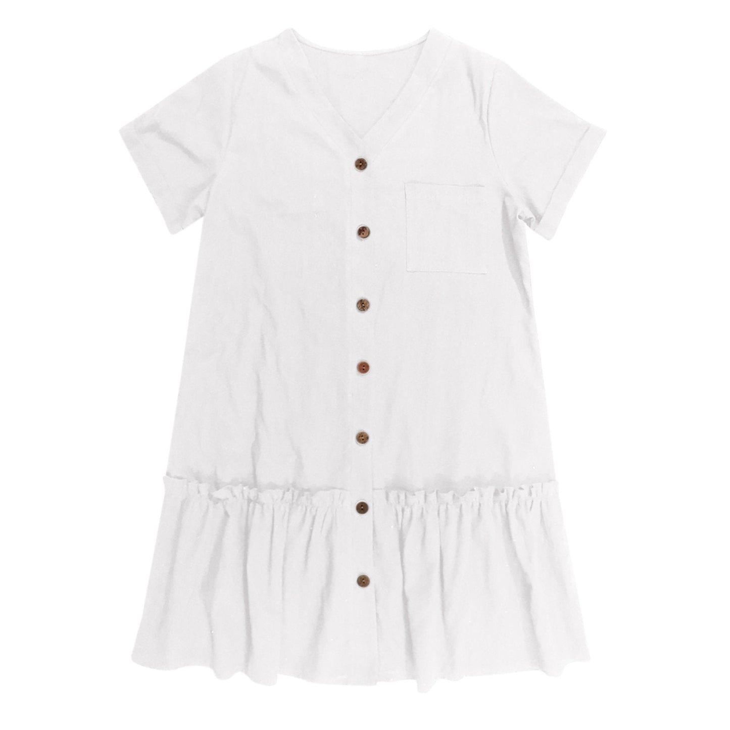 ⌛Limited-Time Offer-Casual Cotton Linen Dress