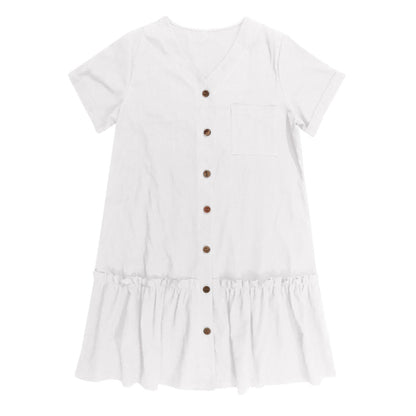 ⌛Limited-Time Offer-Casual Cotton Linen Dress