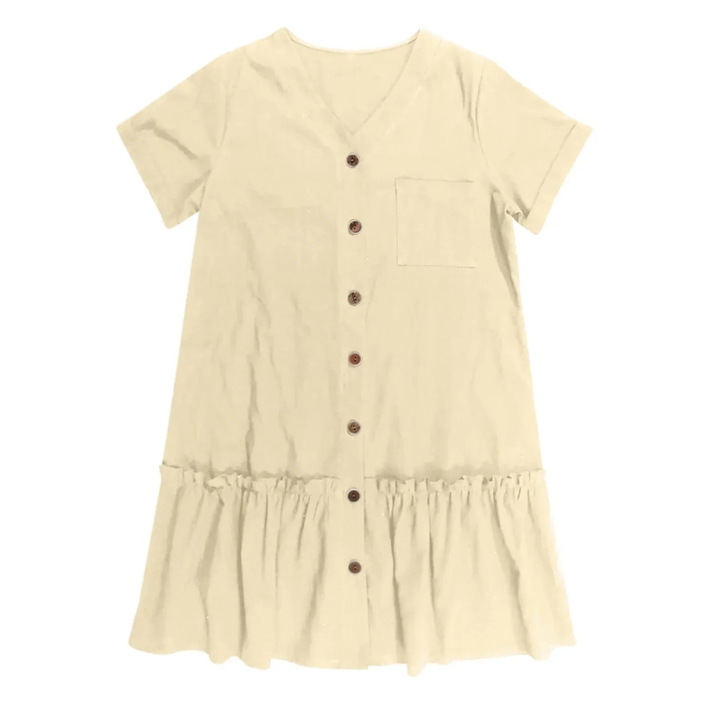 ⌛Limited-Time Offer-Casual Cotton Linen Dress
