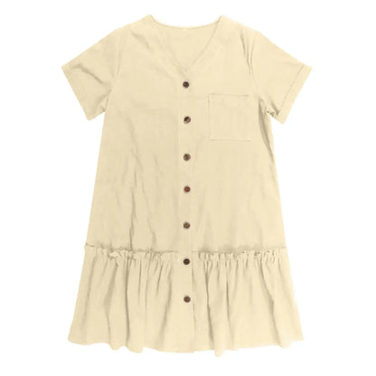 ⌛Limited-Time Offer-Casual Cotton Linen Dress