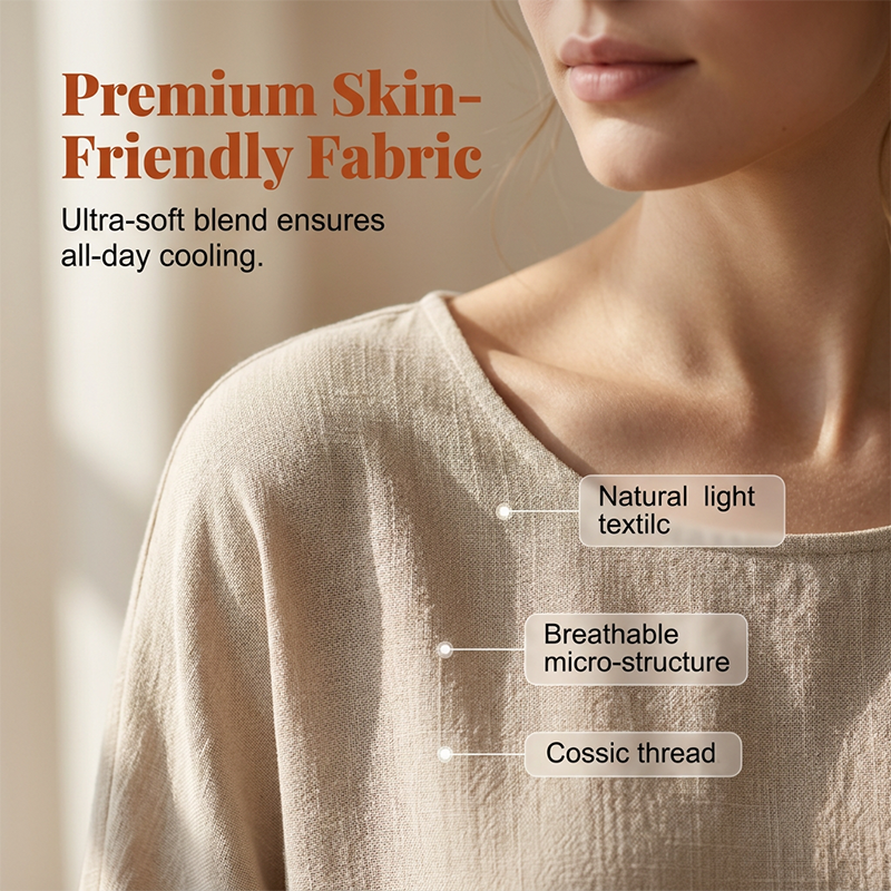 💥50% Off New Arrivals-Women's Cotton Linen Half Sleeve Top