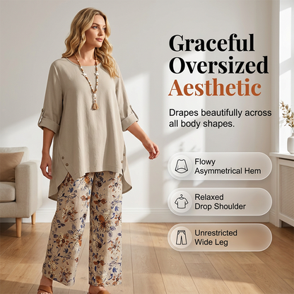 💥50% Off New Arrivals-Women's Cotton Linen Half Sleeve Top