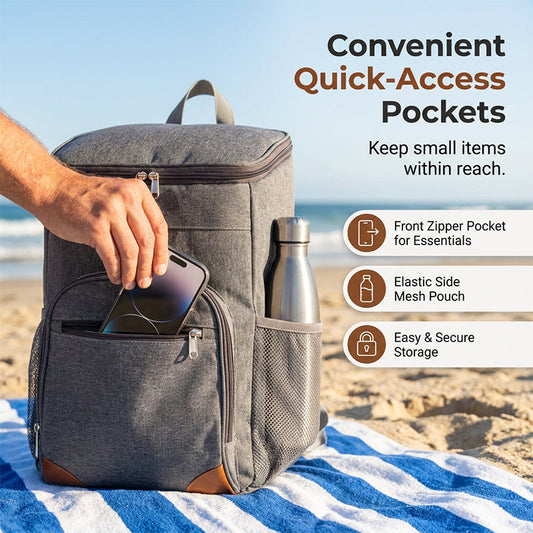 Leakproof Insulated Thermal Picnic Backpack