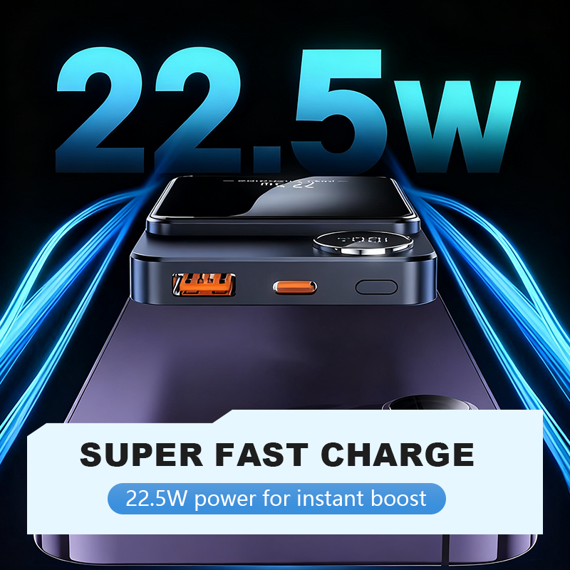🎉 2026 Sale — Over 89,000 Sold! 🧲 Professional Magnetic Charger for Travelers – 22.5W Fast Charge & 15W Wireless ⚡
