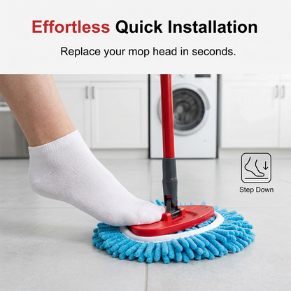 Chenille Spin Mop Head Replacement