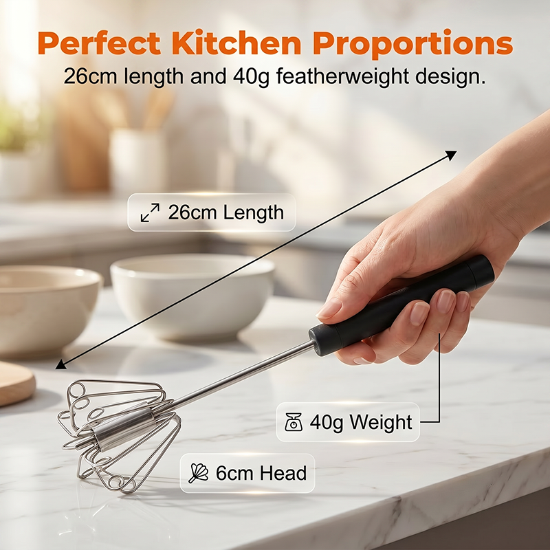 ⚡Buy 2 Get 1 Free⚡Stainless Steel Hand Egg Beater | Effortless Whisking – No Batter Splatter, Dishwasher Safe & Built to Last