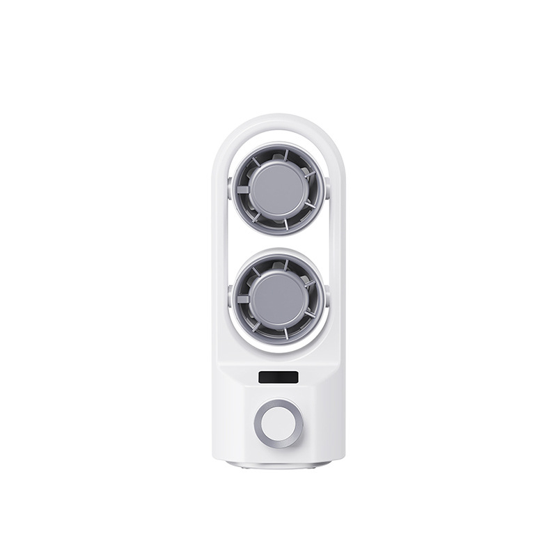 Dual-Head Desktop Tower Fan 100-Speed Stepless